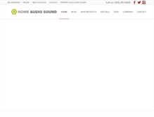 Tablet Screenshot of homeaudiosound.com